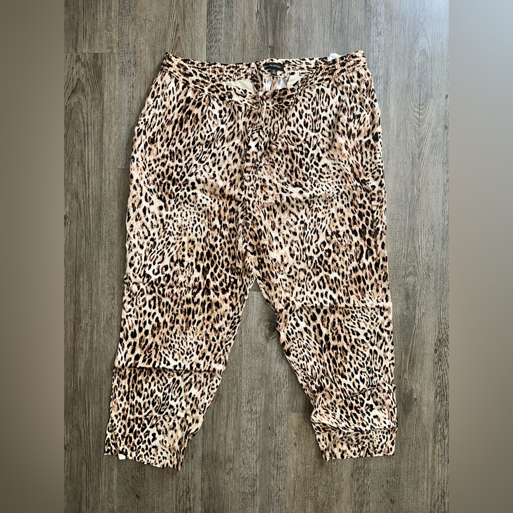 Banana Republic leopard pants